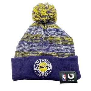 Ultra Game NBA Los Angeles Lakers Cuffed Beanie Winter Hat Cap One Size NWT